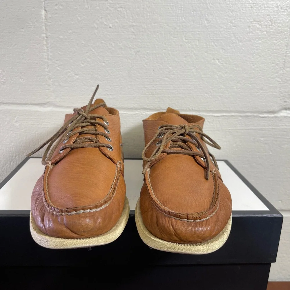 Sperry Top-Sider Brown Leather Boat Shoes Moc Toe Loafers Men's Size 12 M